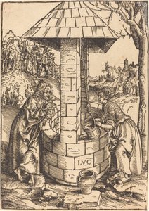 Christus und die Frau von Samaria von Lucas Cranach the Elder