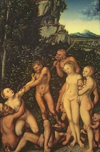 Früchte der Eifersucht, 1530 von Lucas Cranach the Elder