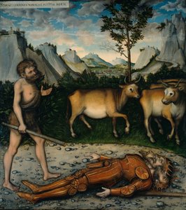Herkules und die Rinder des Geryones aus den Arbeiten des Herkules