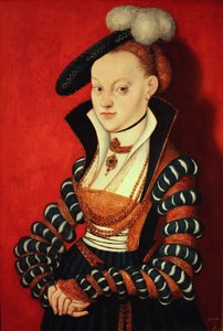 Porträt von Christiane von Eulenau von Lucas Cranach the Elder