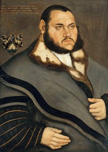 Porträt von Johannes Carion von Lucas Cranach the Elder