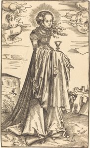 Heilige Barbara von Lucas Cranach the Elder