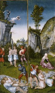 Heilige Felicitas beim Martyrium ihrer sieben Söhne