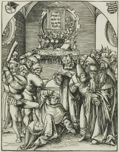 Heiliger Judas, aus Das Martyrium der Apostel von Lucas Cranach the Elder