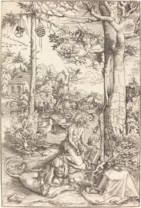 Die Buße des Heiligen Hieronymus von Lucas Cranach the Elder