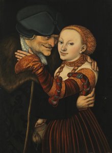 Das ungleiche Paar von Lucas Cranach the Elder