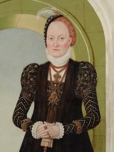 Anna von Dänemark, Herzogin von Sachsen von Lucas Cranach the Younger