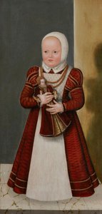 Bildnis der Prinzessin Marie, Schwester Christians I. von Lucas Cranach the Younger