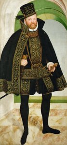 Kurfürst August von Sachsen (1526-1586) von Lucas Cranach the Younger