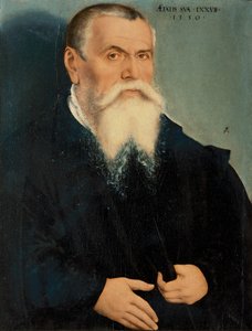 Porträt von Lucas Cranach dem Älteren von Lucas Cranach the Younger