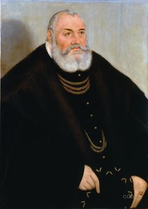 Porträt von Georg dem Frommen von Brandenburg-Ansbach von Lucas Cranach the Younger