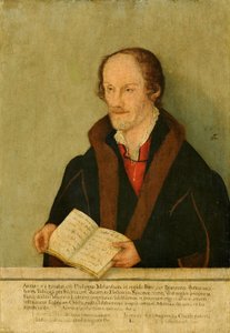 Porträt von Philipp Melanchthon von Lucas Cranach the Younger