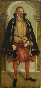 Porträt von Prinz Joachim Ernst von Anhalt (1536 - 1586) von Lucas Cranach the Younger