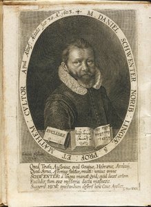 Porträt von Daniel Schwenter 1585-1636