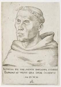 Martin Luther, Büste in Dreiviertelansicht