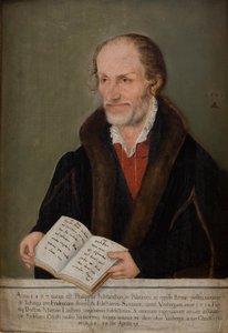 Porträt von Philip Melanchthon (1497–1560) von Lucas the Elder Cranach