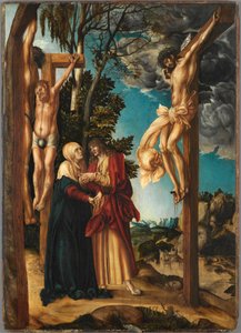 Die Kreuzigung, von Cranach, Lucas, der Ältere (1472-1553)
