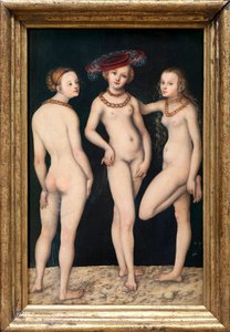 Die drei Grazien von Lucas the Elder Cranach