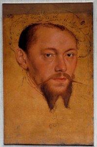 Porträt von Moritz von Sachsen (Pastellzeichnung von Lucas Cranach dem Jüngeren)