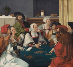 Die Kartenspieler, wahrscheinlich ca. 1550-99