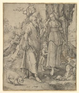 Abraham vertreibt Hagar, 1516