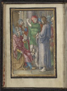 Christus vor Annas von Lucas van Leyden
