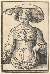 Delphische Sibylle, aus der Serie der Sibyllen, ca. 1530 von Lucas van Leyden