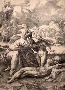 Die Erschaffung Evas von Lucas van Leyden