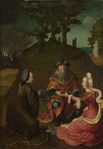 Lots Töchter geben ihrem Vater Wein zu trinken, 1508-1512