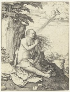 Maria Magdalena in der Wüste von Lucas van Leyden