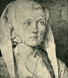 Porträt einer Frau, 1521 von Lucas van Leyden