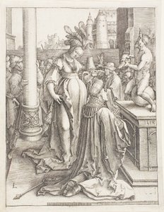 Salomos Götzendienst von Lucas van Leyden