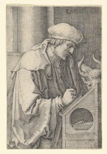 St. Lukas, 1518 von Lucas van Leyden