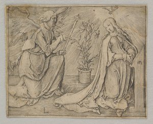 Die Verkündigung, ca. 1516 von Lucas van Leyden