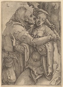 Der Narr und die Frau von Lucas van Leyden