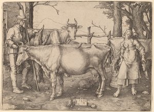 Die Milchmagd von Lucas van Leyden