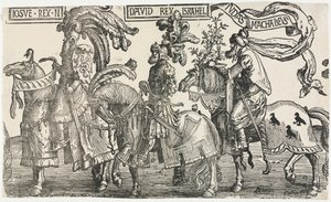 Die neun Helden: Josua, David, Judas Makkabäus, 1515-1517