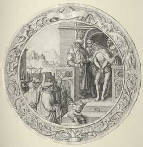 Die Runde Passion: Christus dem Volk präsentiert, 1509 von Lucas van Leyden