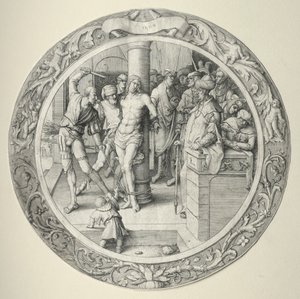 Die Runde Passion: Die Geißelung, 1509 von Lucas van Leyden