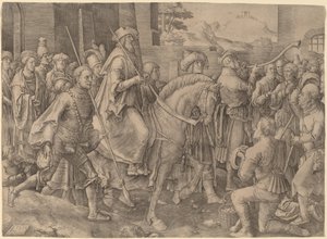 Der Triumph von Mordechai von Lucas van Leyden