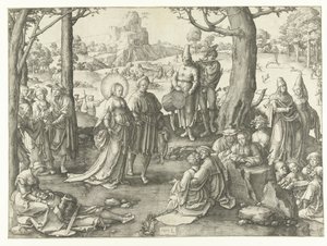 Das weltliche Leben der Maria Magdalena von Lucas van Leyden
