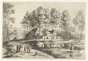 Ansicht des Kapuzinerklosters in Tervuren