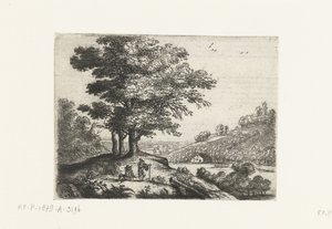 Landschaft mit einem Fluss