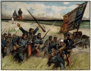 Erster Weltkrieg (1914-1918): Bajonettangriff im September 1914