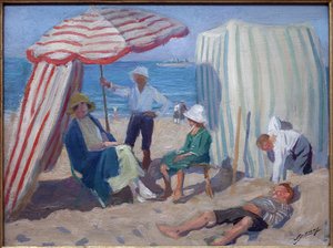Am Strand von Lucien Hector Jonas