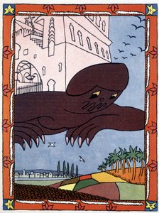 Ein Genie - in „Tausendundeine Nacht“ ill. von Lucien Laforge (1889-1952) von Lucien Laforge