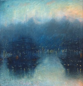 Konstantinopel (Der Hafen am Abend)