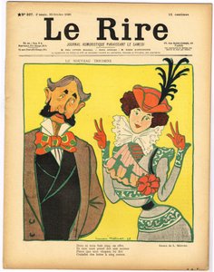 Cover von "Le Rire", Satirisch in Farben von Lucien Metivet