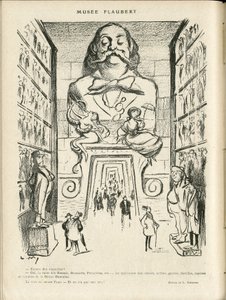 Illustration in Le Rire, 24/12/21 - Museum Flaubert (Gravur)