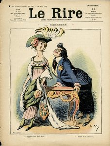 Illustration in Le Rire, 30/03/12 - die Verführerin (Gravur)